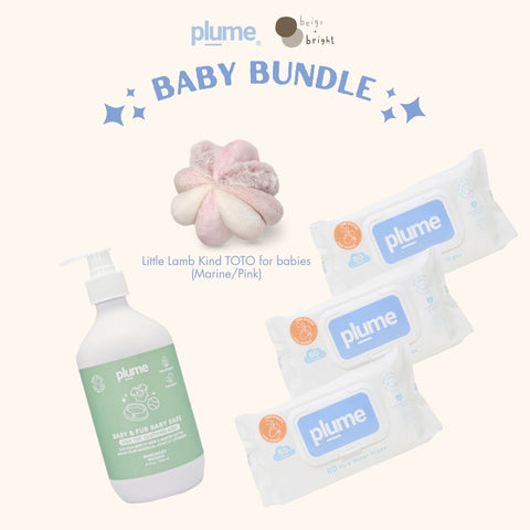 Beige + Bright x Plume Dog／Baby Bundle