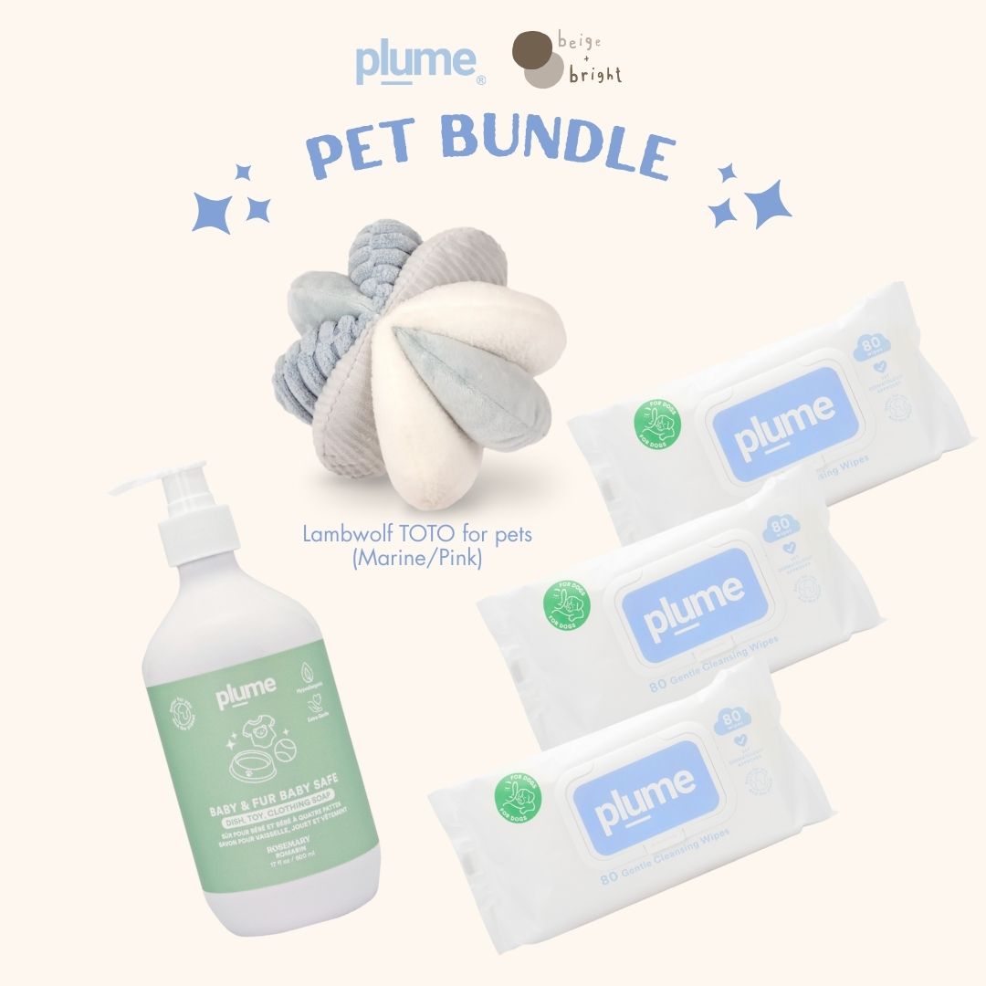 Beige + Bright x Plume Dog／Baby Bundle