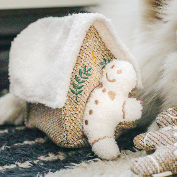 Lambwolf GINGERBREAD HOUSE // squeaky + burrow