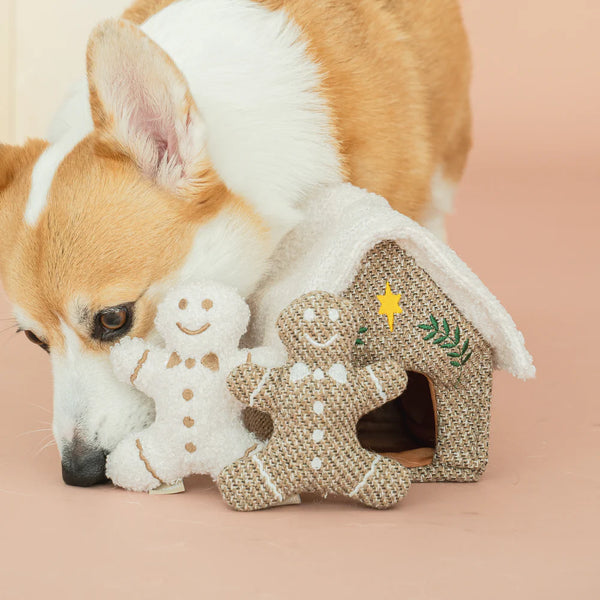 Lambwolf GINGERBREAD HOUSE // squeaky + burrow