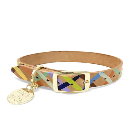 Sunday Best Leather Collar and Leash set