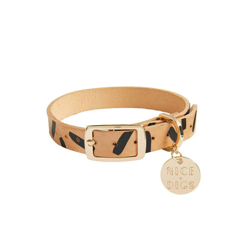 Tiggy Leather Collar and Leash set